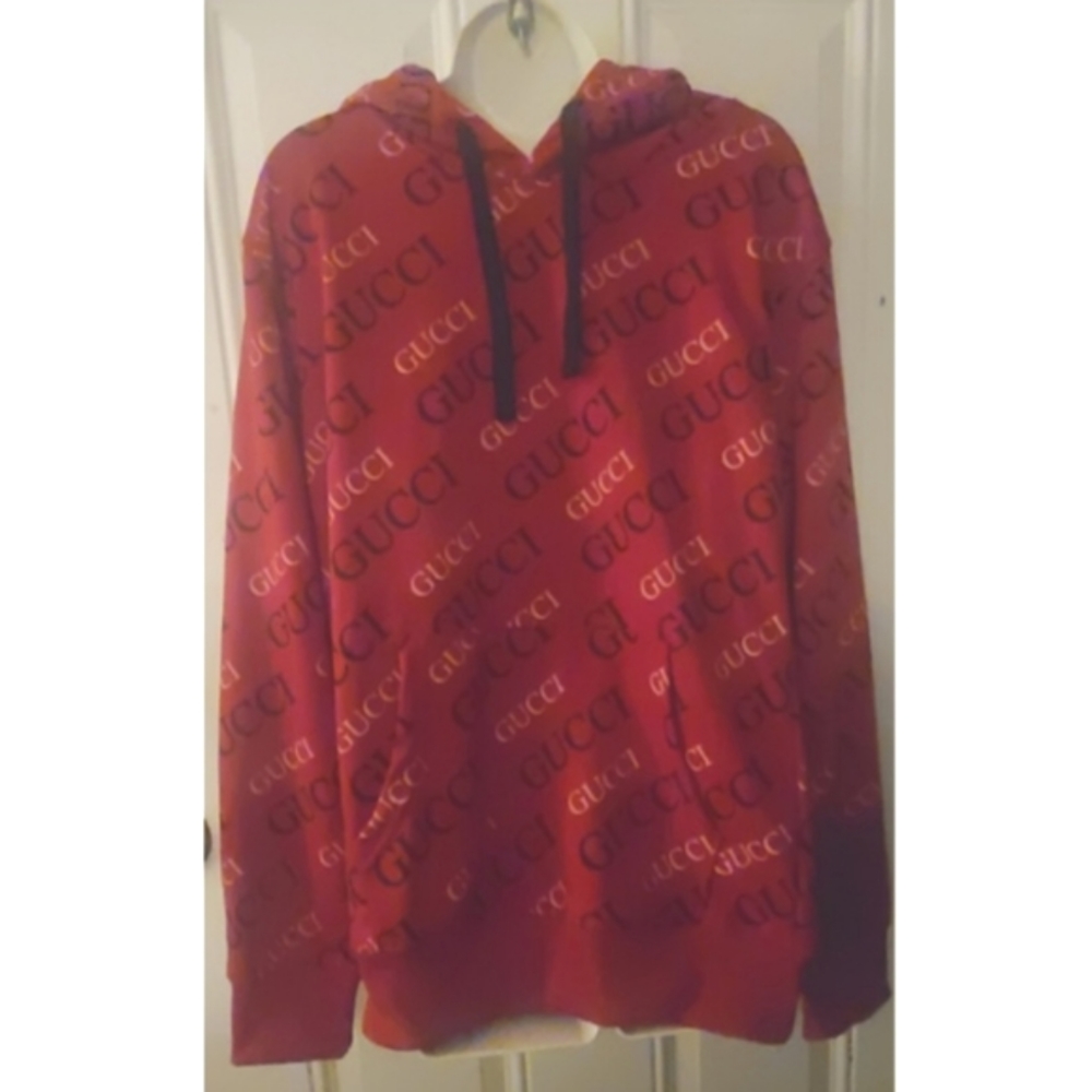 GUCCI GRAPHIC PULLOVER HOODIE SWEATSHIRT